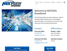 Tablet Screenshot of nextgen-broadband.net